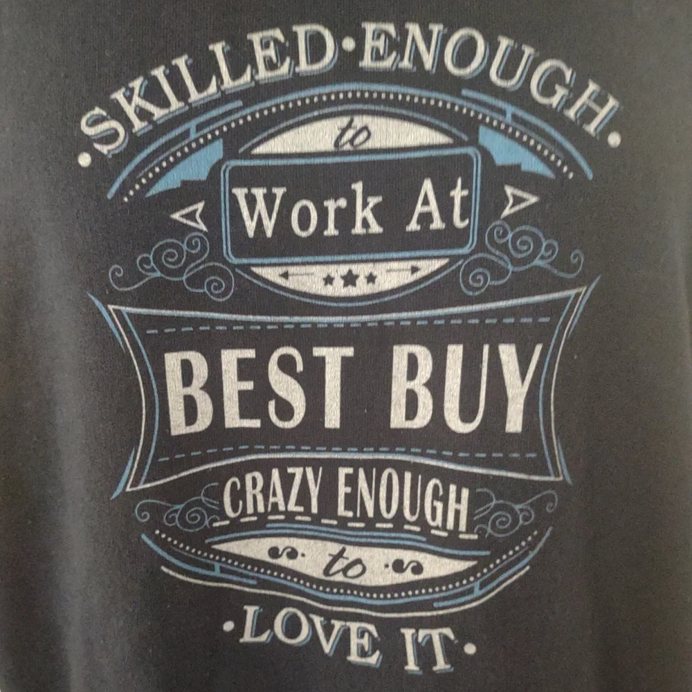 Best‎ Buy sweatshirt unisex XL Navy Blue workwear